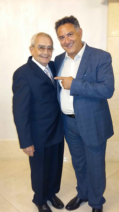 Sal De Riso con Don Gennaro Punzo